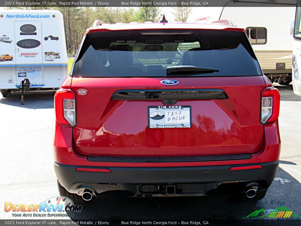 2023 Ford Explorer ST-Line Rapid Red Metallic / Ebony Photo #4