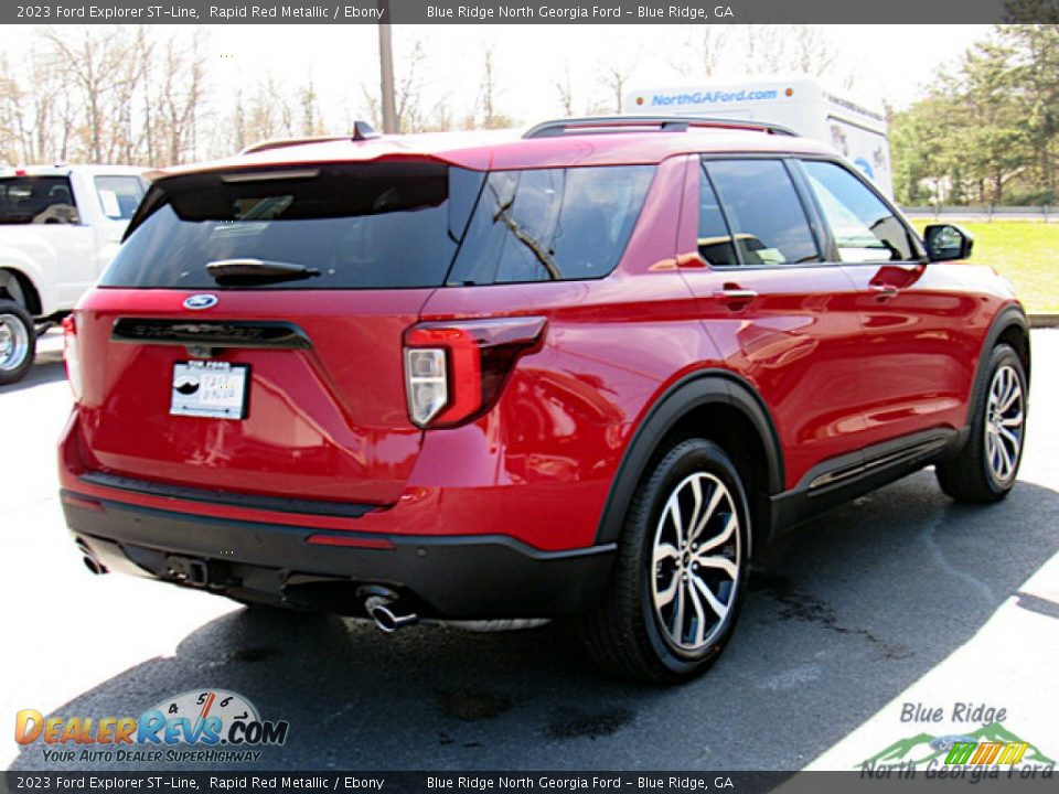 2023 Ford Explorer ST-Line Rapid Red Metallic / Ebony Photo #5