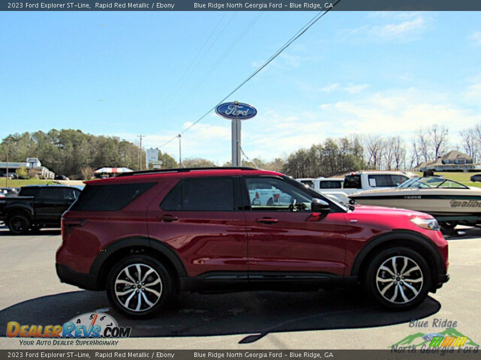 2023 Ford Explorer ST-Line Rapid Red Metallic / Ebony Photo #6