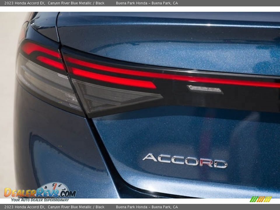 2023 Honda Accord EX Canyon River Blue Metallic / Black Photo #8