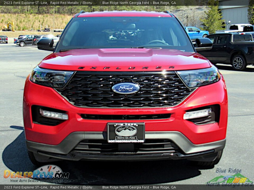 2023 Ford Explorer ST-Line Rapid Red Metallic / Ebony Photo #8