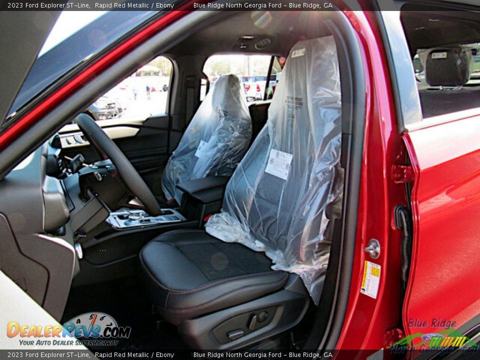 2023 Ford Explorer ST-Line Rapid Red Metallic / Ebony Photo #11