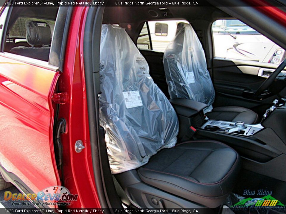 2023 Ford Explorer ST-Line Rapid Red Metallic / Ebony Photo #12