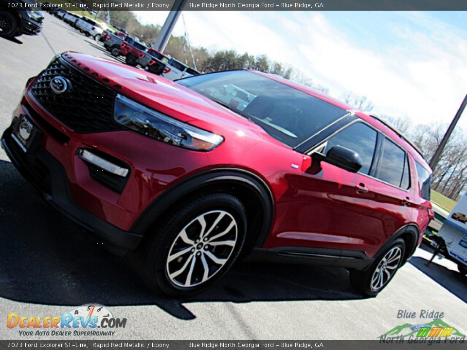 2023 Ford Explorer ST-Line Rapid Red Metallic / Ebony Photo #23