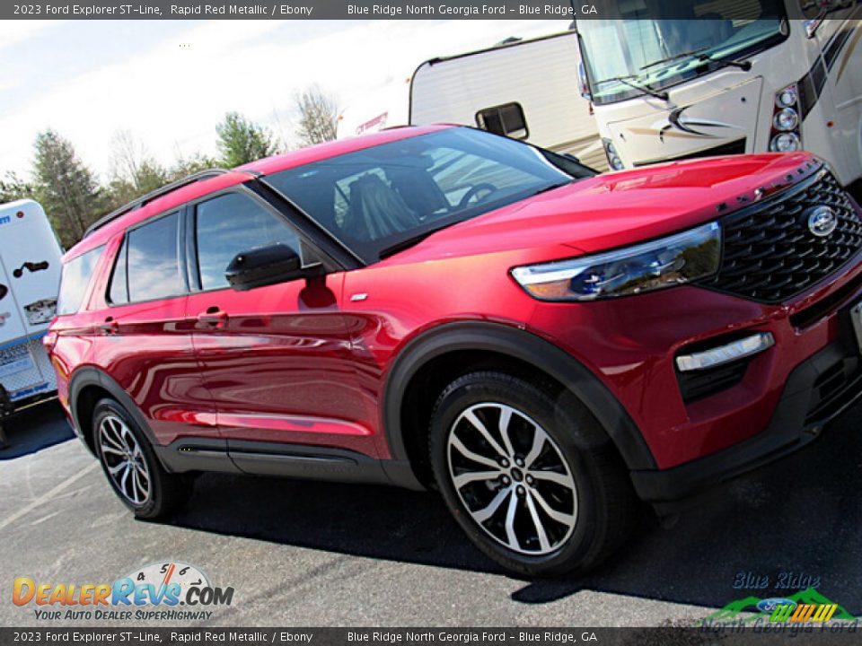 2023 Ford Explorer ST-Line Rapid Red Metallic / Ebony Photo #24