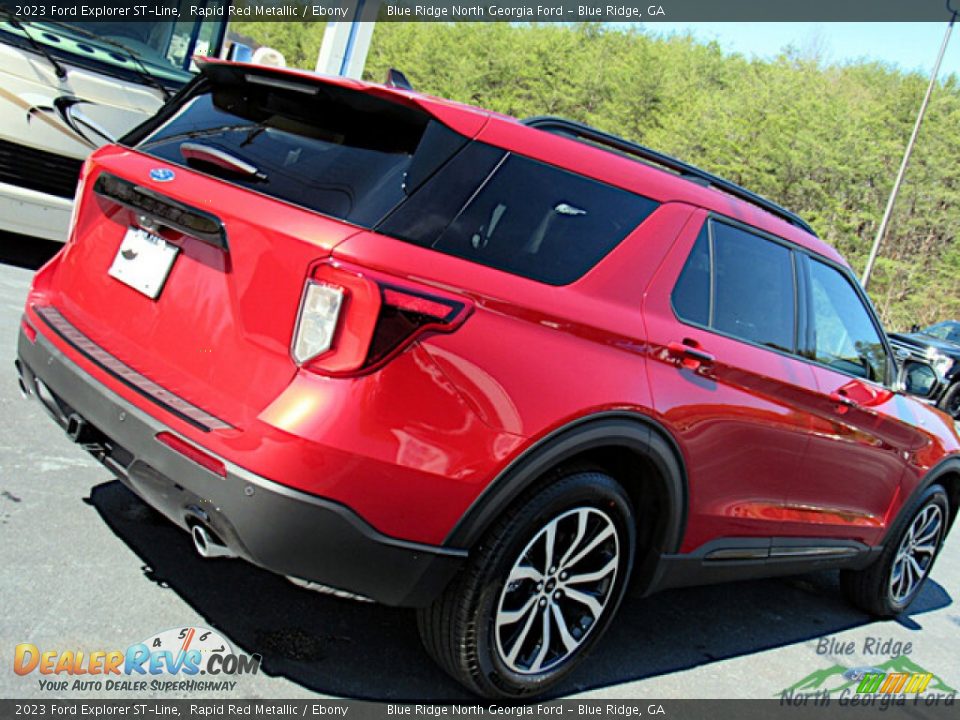 2023 Ford Explorer ST-Line Rapid Red Metallic / Ebony Photo #25