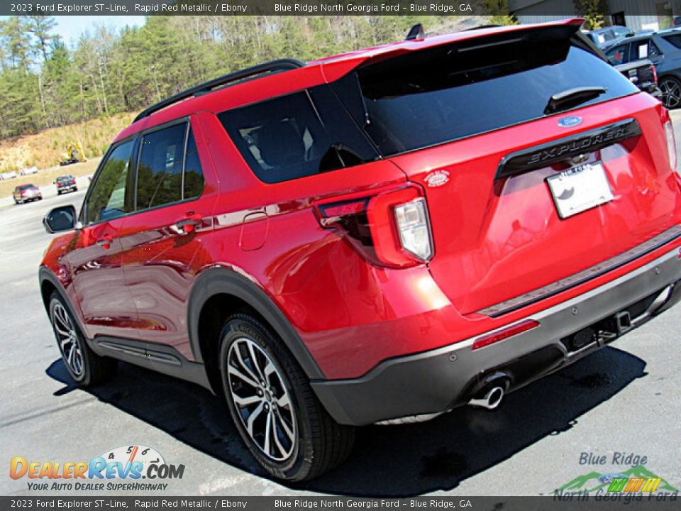 2023 Ford Explorer ST-Line Rapid Red Metallic / Ebony Photo #26