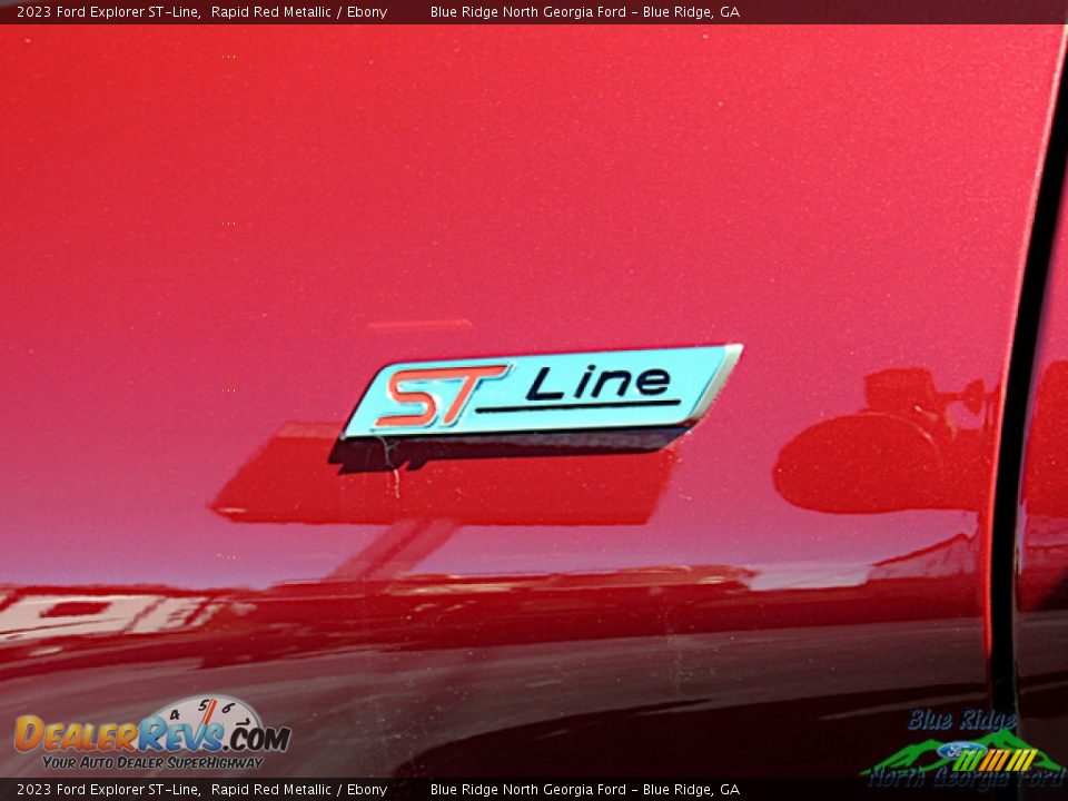 2023 Ford Explorer ST-Line Rapid Red Metallic / Ebony Photo #27