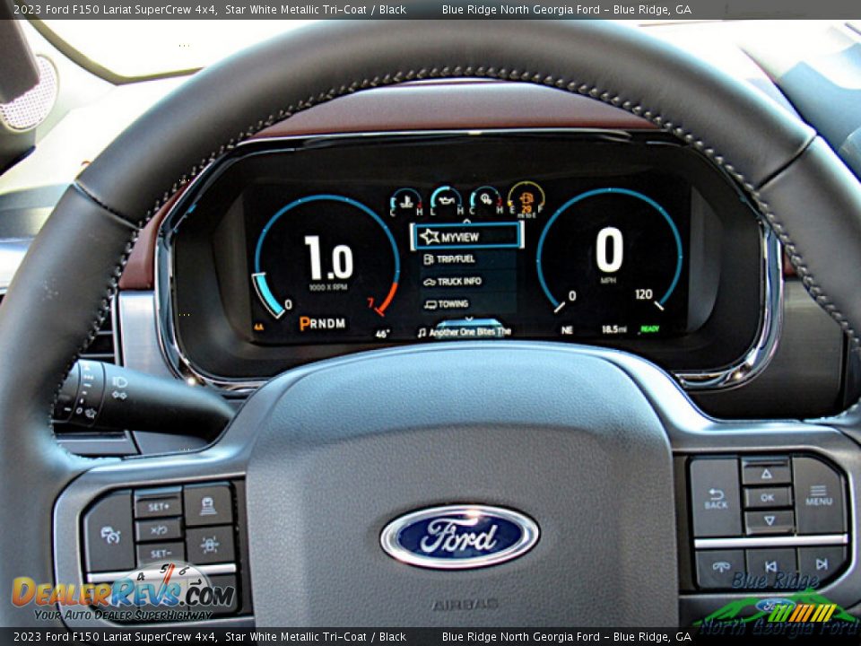 2023 Ford F150 Lariat SuperCrew 4x4 Steering Wheel Photo #18