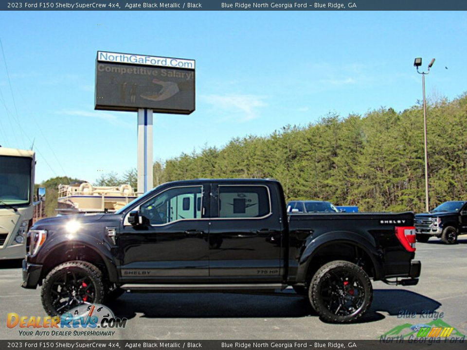 2023 Ford F150 Shelby SuperCrew 4x4 Agate Black Metallic / Black Photo #2