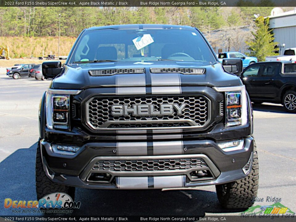 Agate Black Metallic 2023 Ford F150 Shelby SuperCrew 4x4 Photo #8