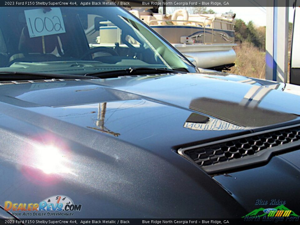 2023 Ford F150 Shelby SuperCrew 4x4 Agate Black Metallic / Black Photo #30