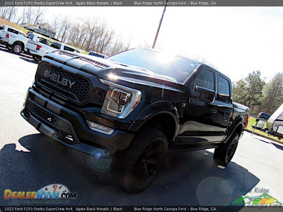 2023 Ford F150 Shelby SuperCrew 4x4 Agate Black Metallic / Black Photo #33