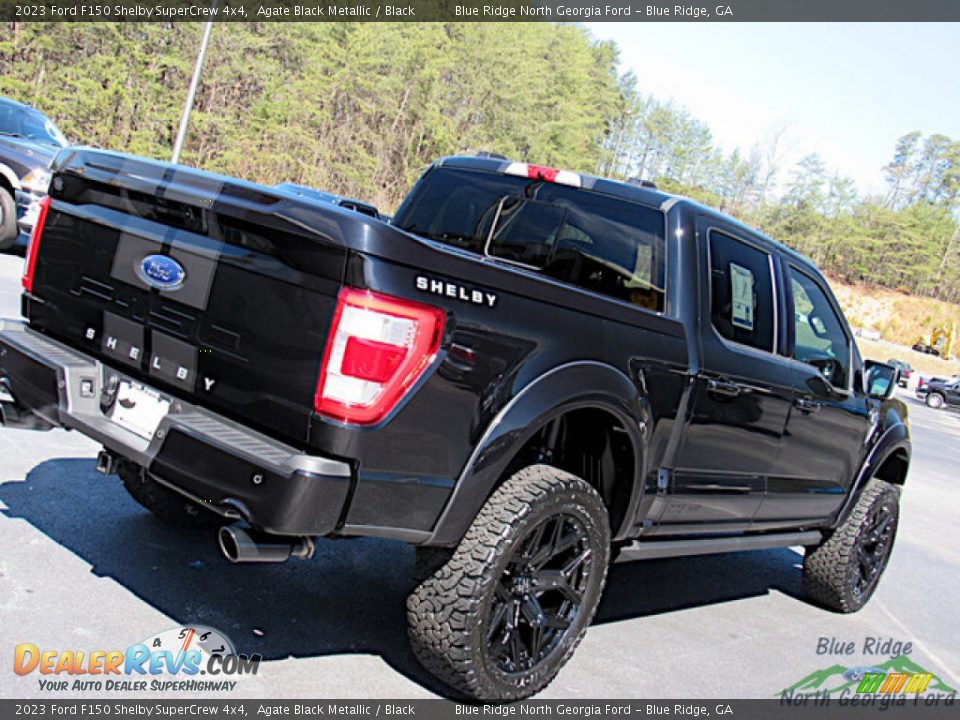 2023 Ford F150 Shelby SuperCrew 4x4 Agate Black Metallic / Black Photo #35