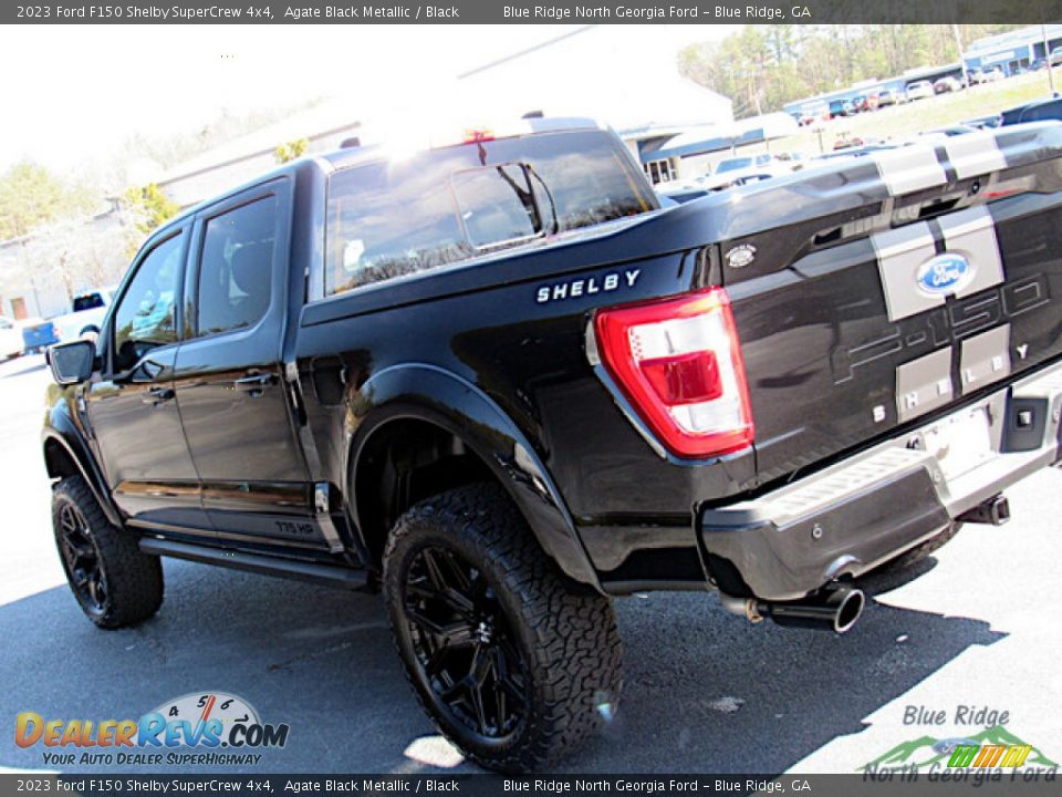 2023 Ford F150 Shelby SuperCrew 4x4 Agate Black Metallic / Black Photo #36