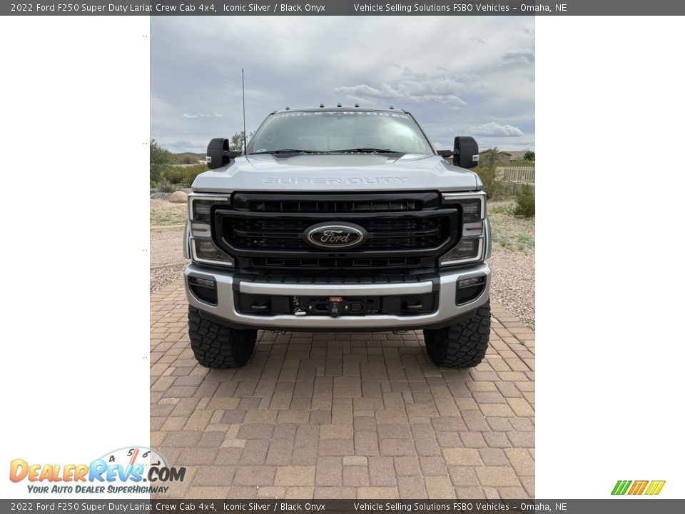 2022 Ford F250 Super Duty Lariat Crew Cab 4x4 Iconic Silver / Black Onyx Photo #4