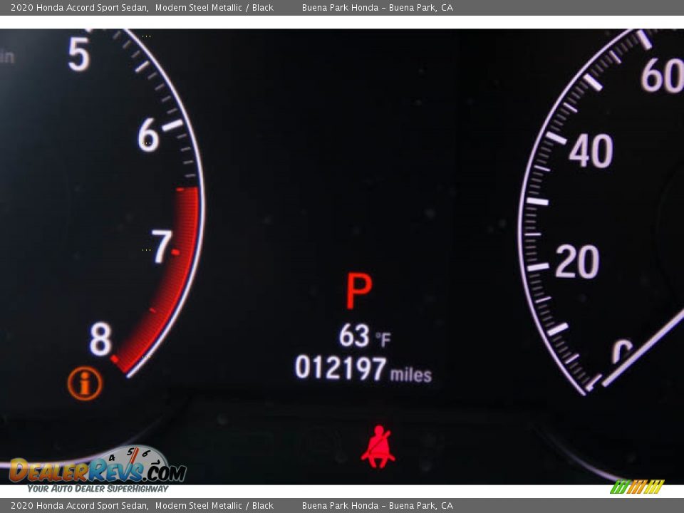 2020 Honda Accord Sport Sedan Modern Steel Metallic / Black Photo #6
