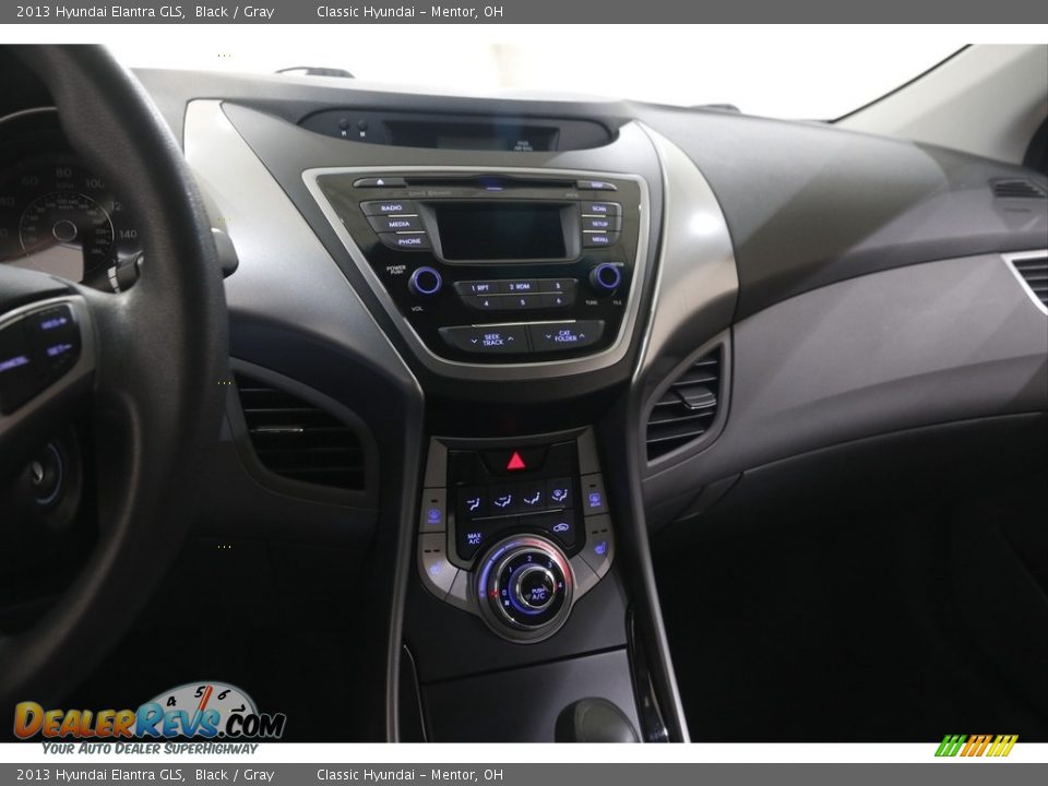 2013 Hyundai Elantra GLS Black / Gray Photo #9