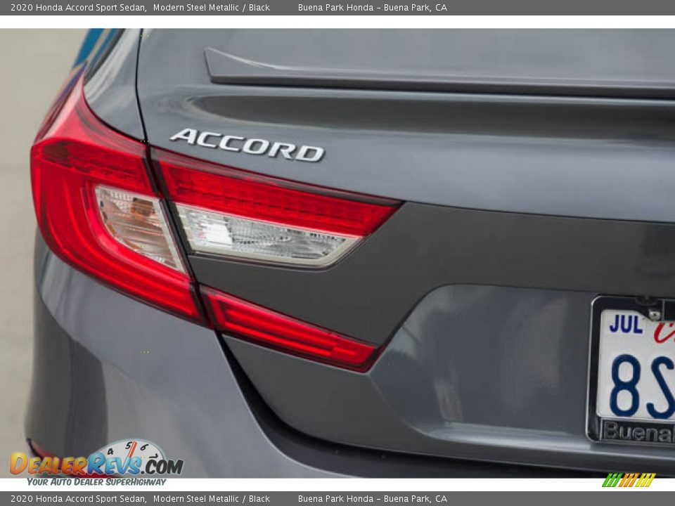 2020 Honda Accord Sport Sedan Modern Steel Metallic / Black Photo #10