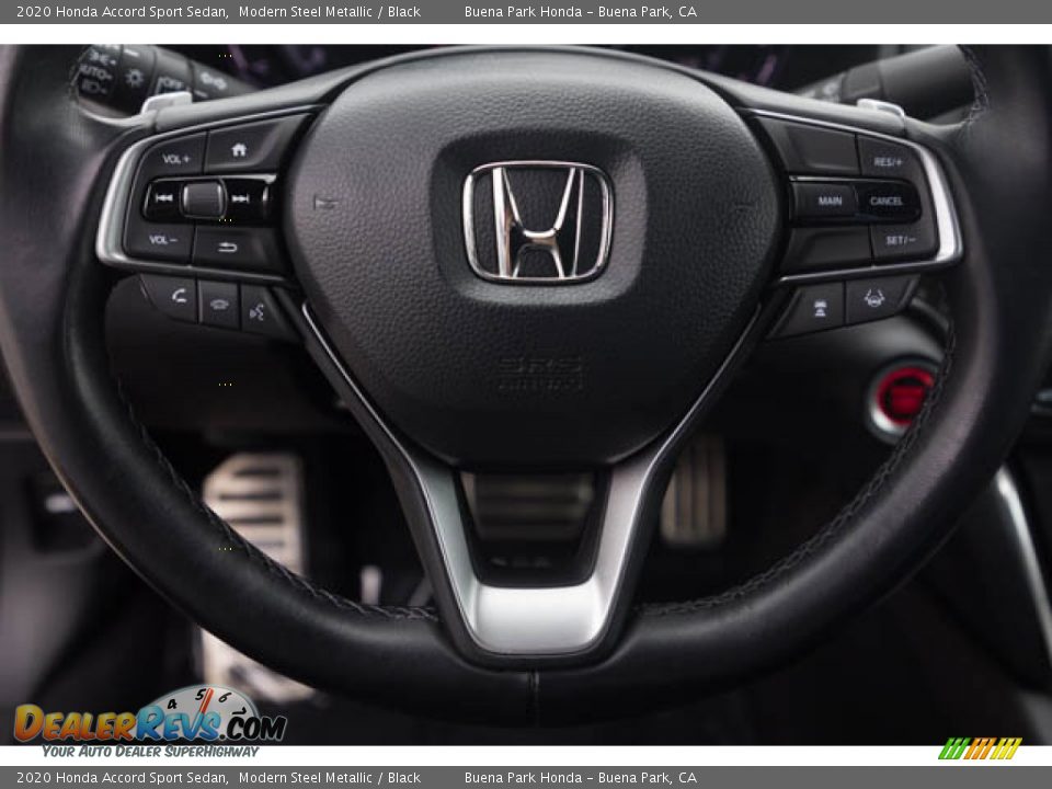 2020 Honda Accord Sport Sedan Modern Steel Metallic / Black Photo #13