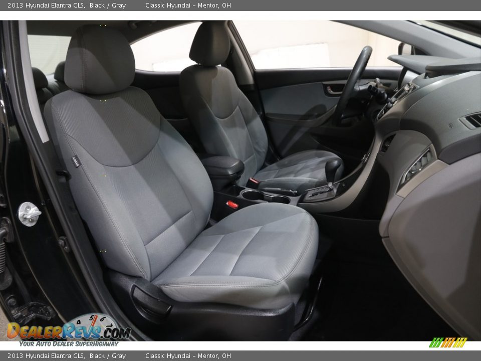 2013 Hyundai Elantra GLS Black / Gray Photo #14