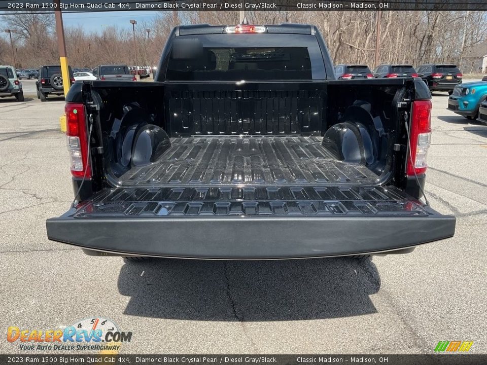 2023 Ram 1500 Big Horn Quad Cab 4x4 Diamond Black Crystal Pearl / Diesel Gray/Black Photo #12