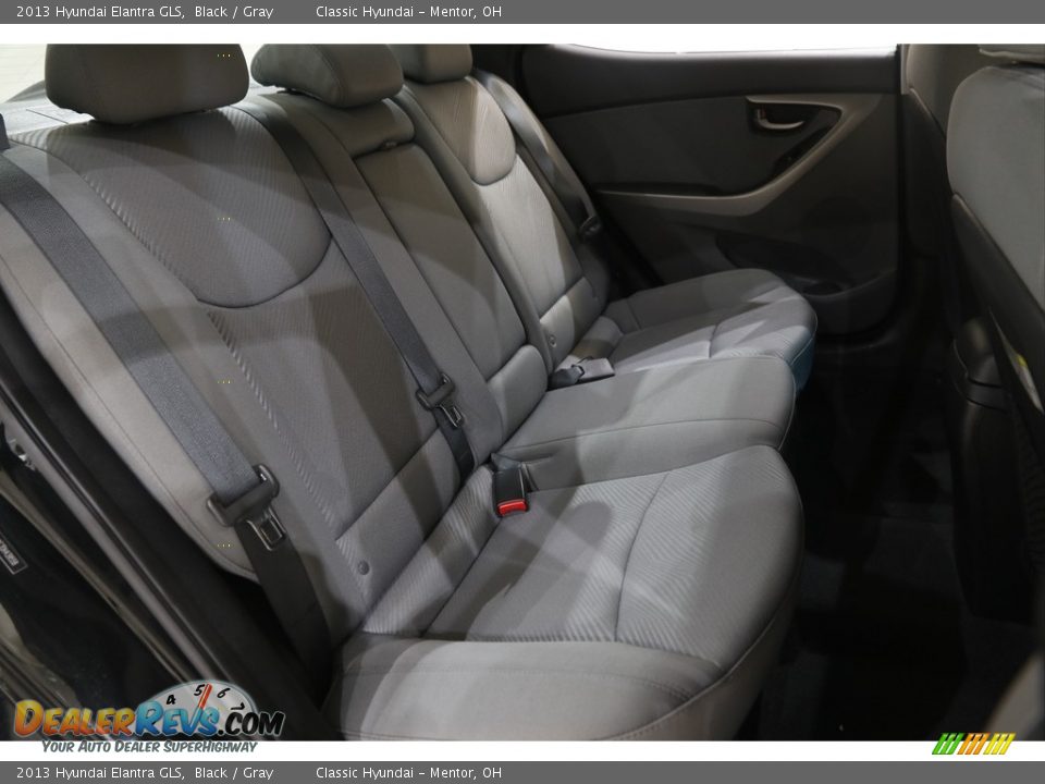 2013 Hyundai Elantra GLS Black / Gray Photo #15