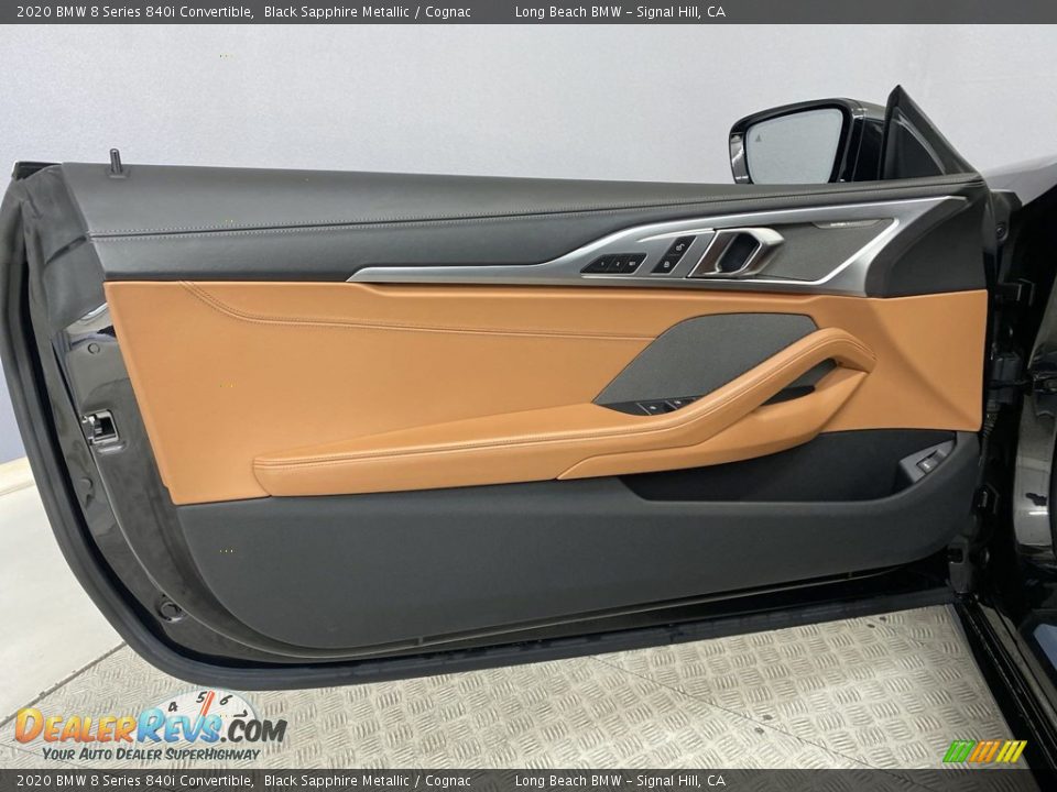 2020 BMW 8 Series 840i Convertible Black Sapphire Metallic / Cognac Photo #12