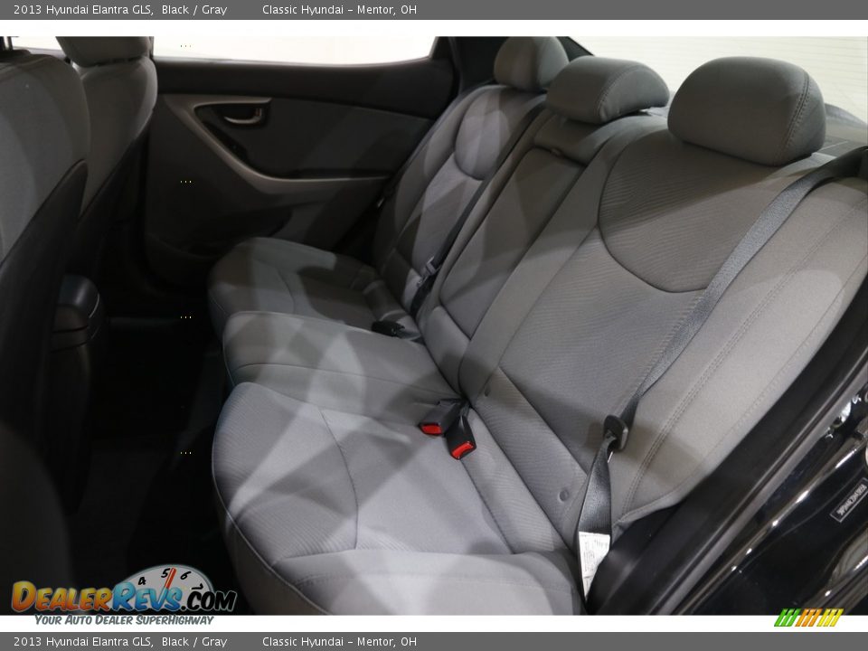 2013 Hyundai Elantra GLS Black / Gray Photo #16
