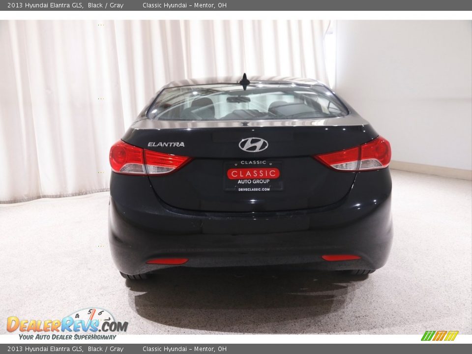 2013 Hyundai Elantra GLS Black / Gray Photo #17