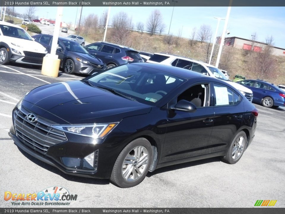 2019 Hyundai Elantra SEL Phantom Black / Black Photo #5