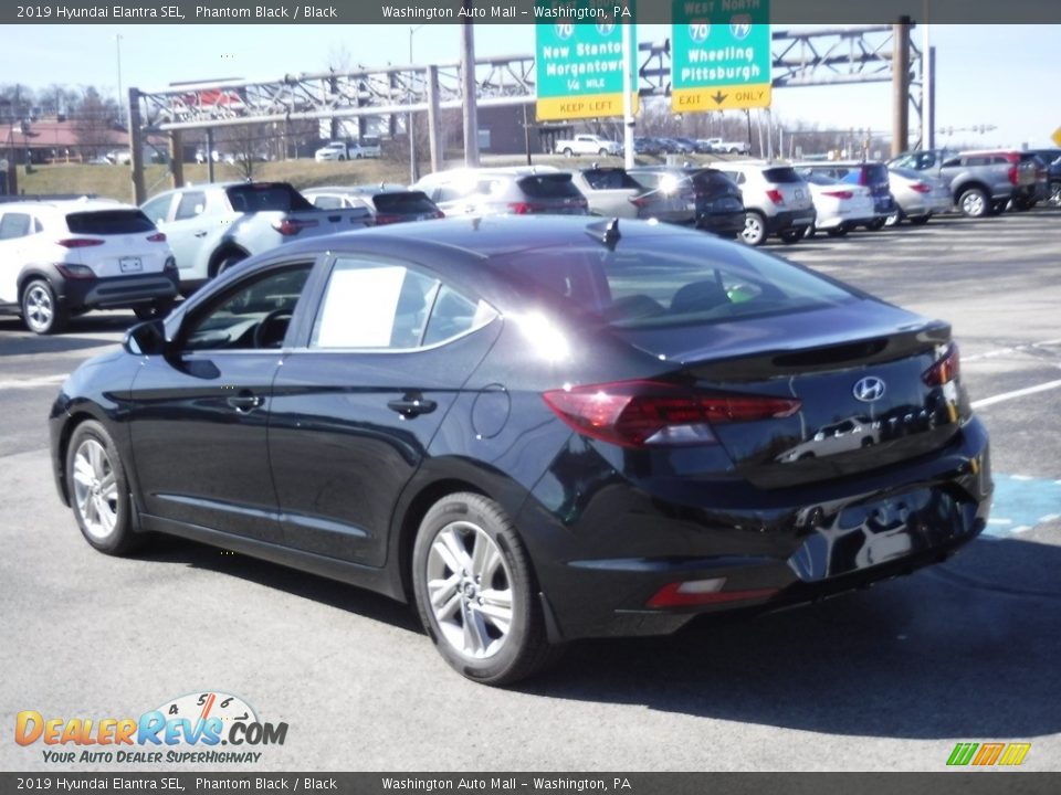 2019 Hyundai Elantra SEL Phantom Black / Black Photo #7