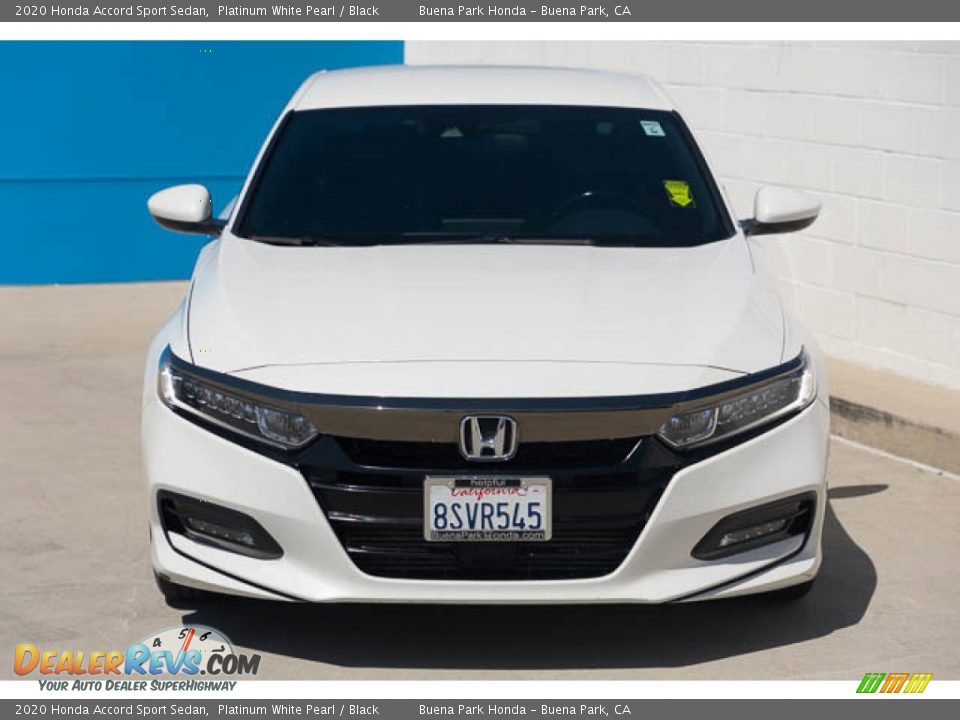2020 Honda Accord Sport Sedan Platinum White Pearl / Black Photo #7