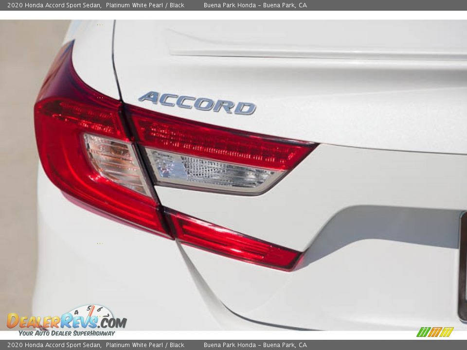 2020 Honda Accord Sport Sedan Platinum White Pearl / Black Photo #10