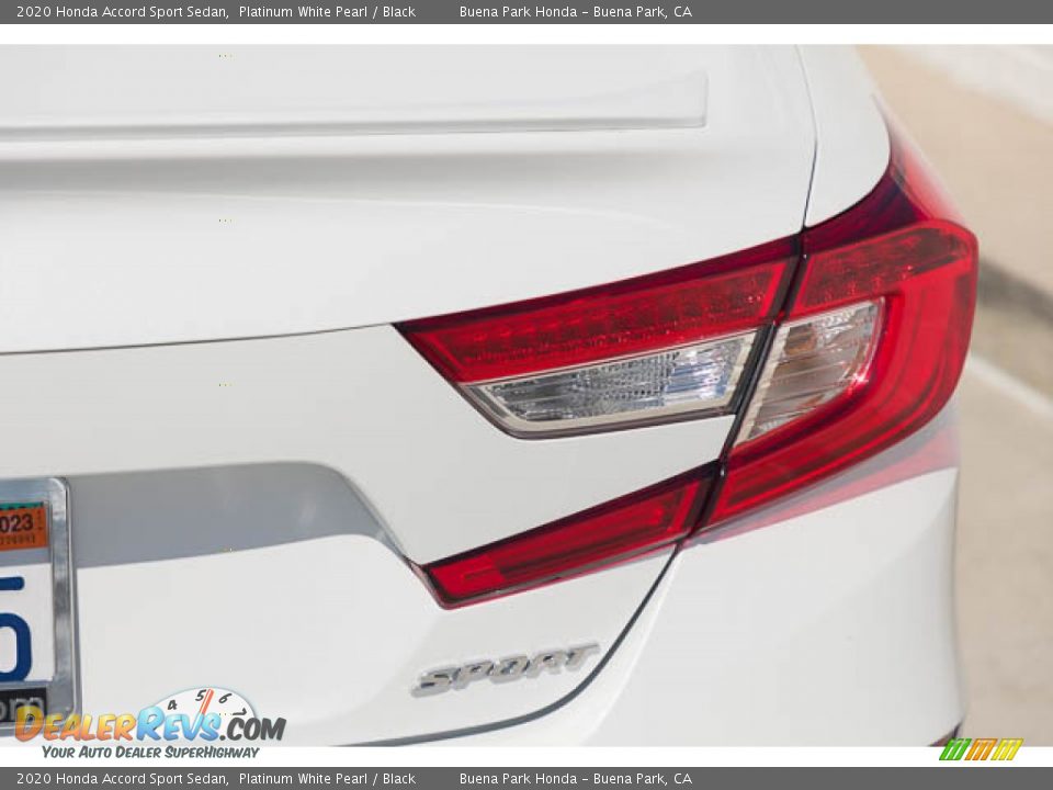 2020 Honda Accord Sport Sedan Platinum White Pearl / Black Photo #11