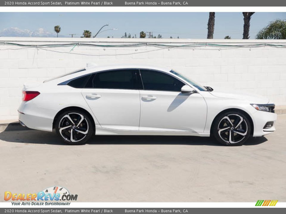 2020 Honda Accord Sport Sedan Platinum White Pearl / Black Photo #12