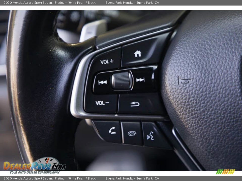 2020 Honda Accord Sport Sedan Platinum White Pearl / Black Photo #14