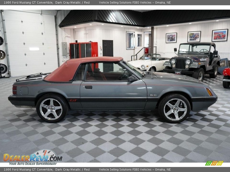 Dark Gray Metallic 1986 Ford Mustang GT Convertible Photo #15