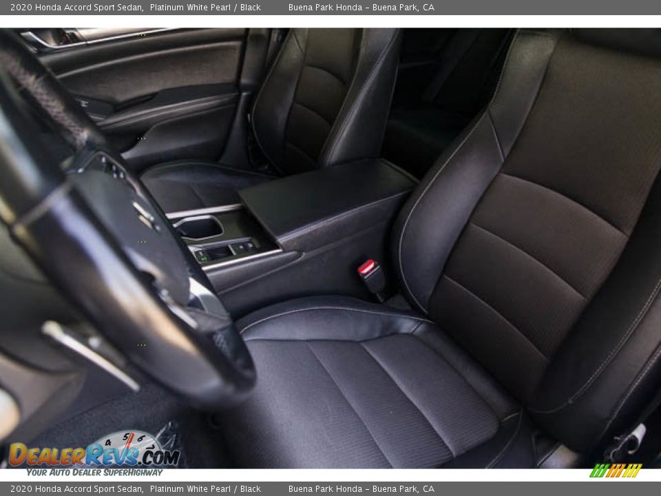 2020 Honda Accord Sport Sedan Platinum White Pearl / Black Photo #19