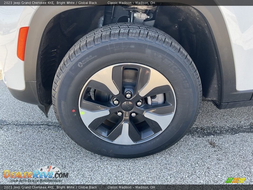 2023 Jeep Grand Cherokee 4XE Bright White / Global Black Photo #14