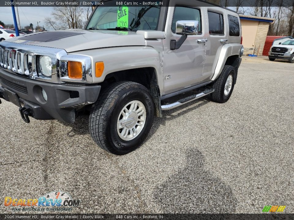 2006 Hummer H3 Boulder Gray Metallic / Ebony Black Photo #2