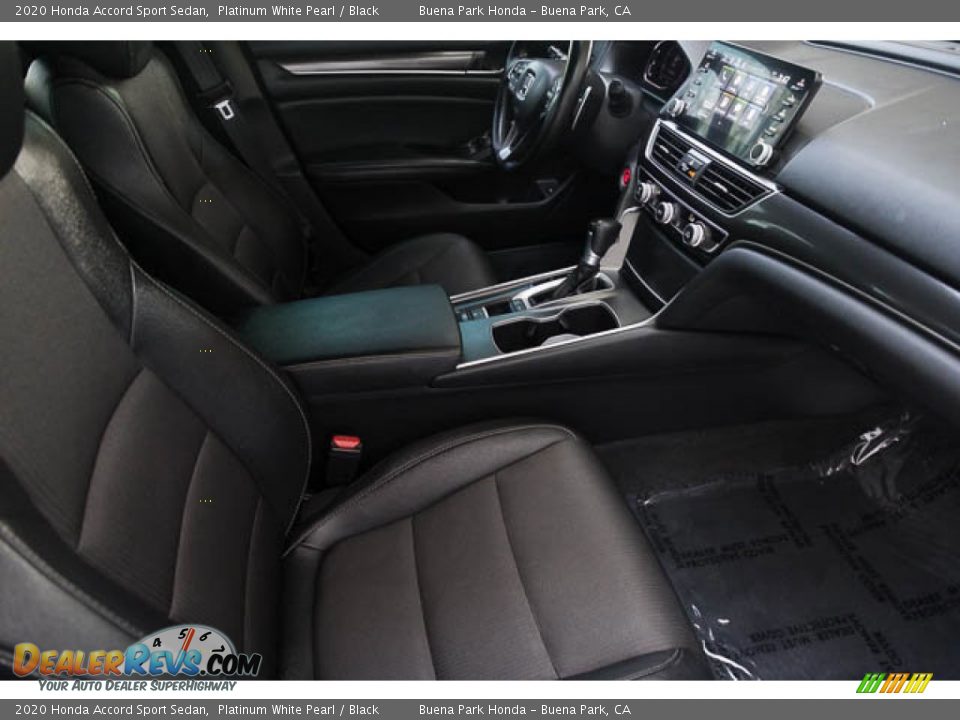 2020 Honda Accord Sport Sedan Platinum White Pearl / Black Photo #24