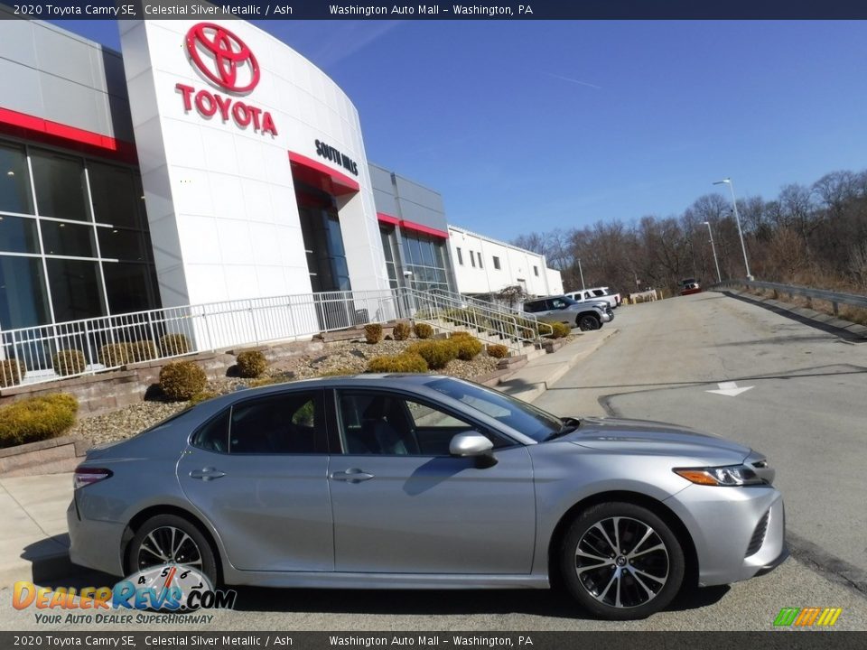 2020 Toyota Camry SE Celestial Silver Metallic / Ash Photo #2