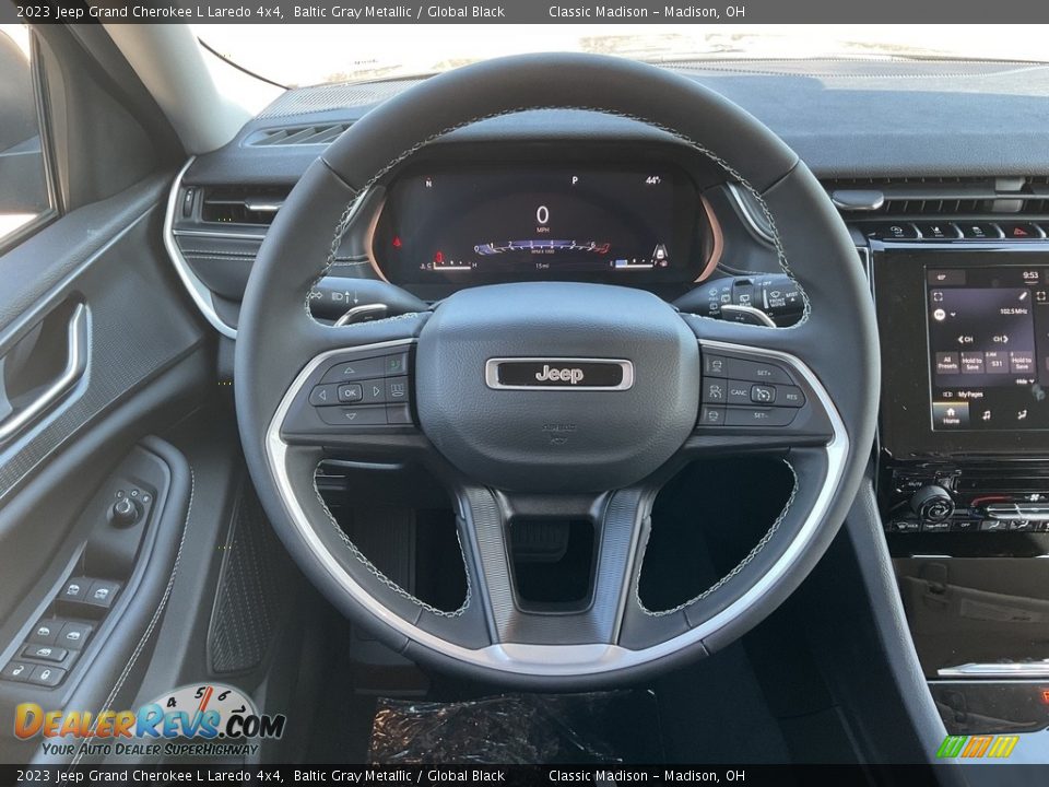 2023 Jeep Grand Cherokee L Laredo 4x4 Baltic Gray Metallic / Global Black Photo #5