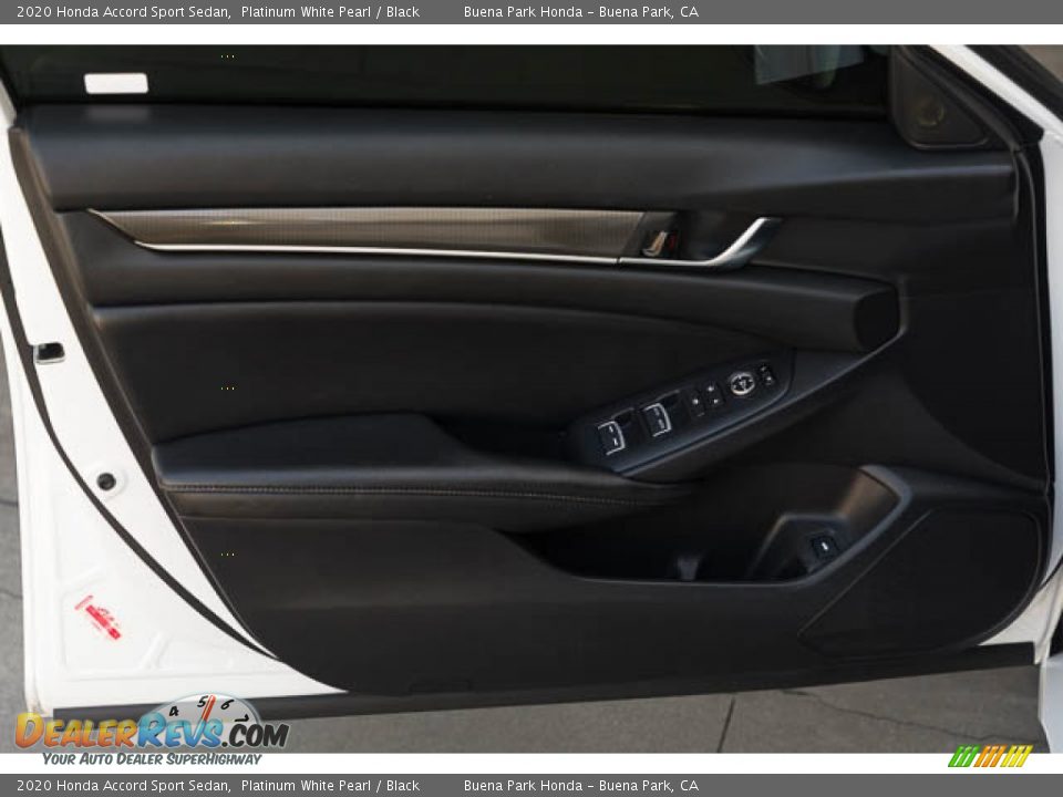 2020 Honda Accord Sport Sedan Platinum White Pearl / Black Photo #29