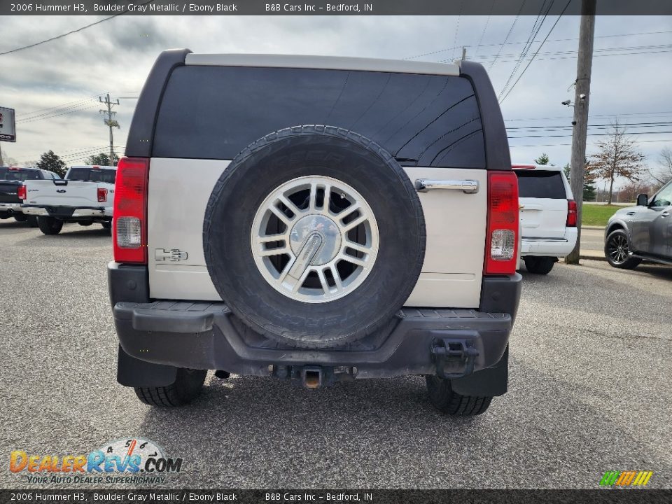 2006 Hummer H3 Boulder Gray Metallic / Ebony Black Photo #7