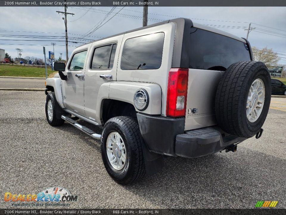 2006 Hummer H3 Boulder Gray Metallic / Ebony Black Photo #8