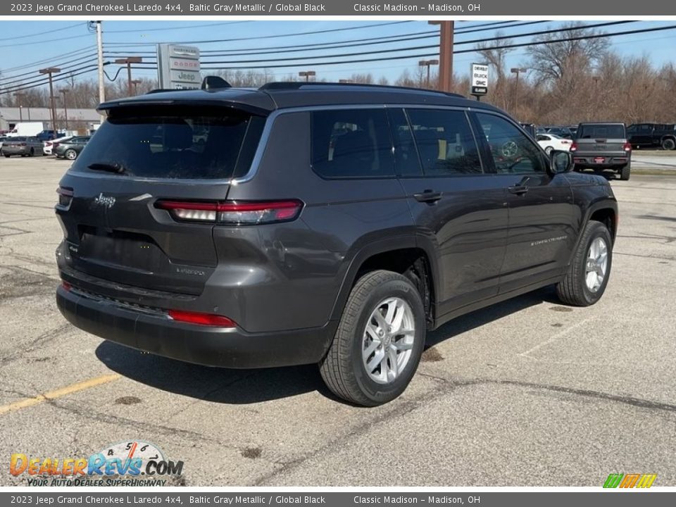2023 Jeep Grand Cherokee L Laredo 4x4 Baltic Gray Metallic / Global Black Photo #9