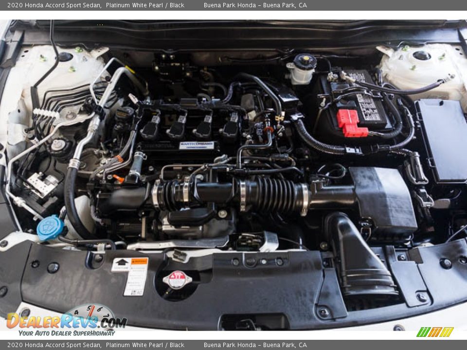 2020 Honda Accord Sport Sedan Platinum White Pearl / Black Photo #34