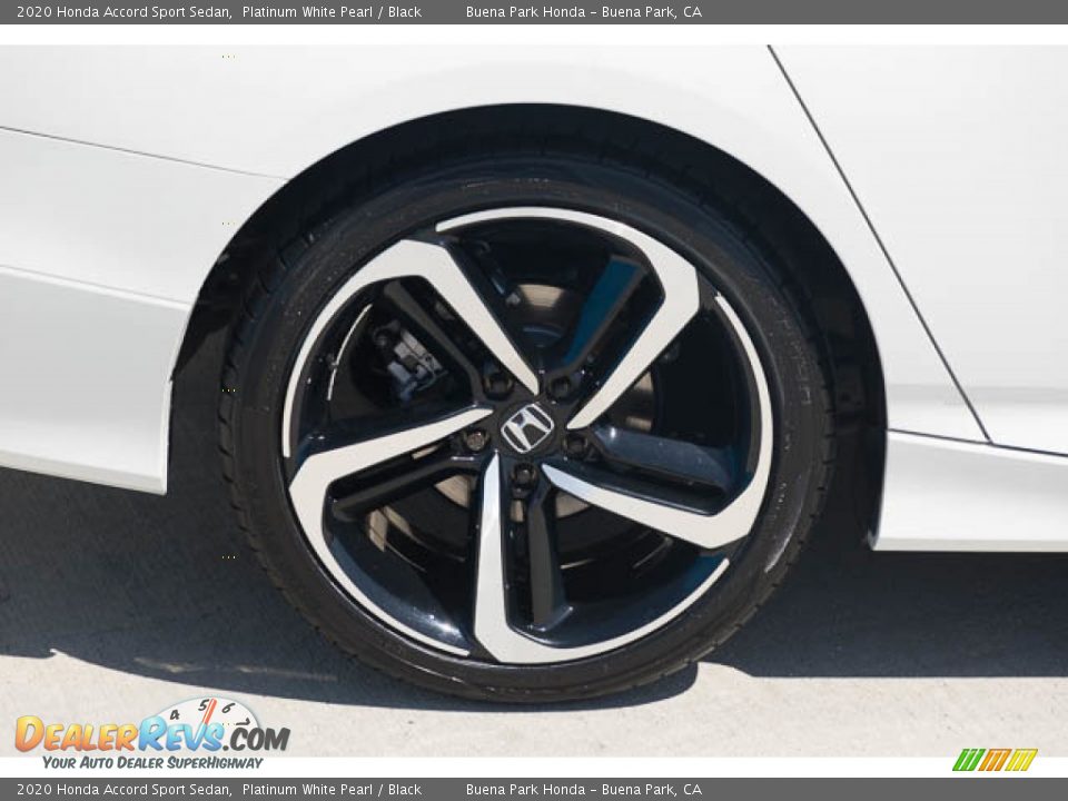 2020 Honda Accord Sport Sedan Platinum White Pearl / Black Photo #35